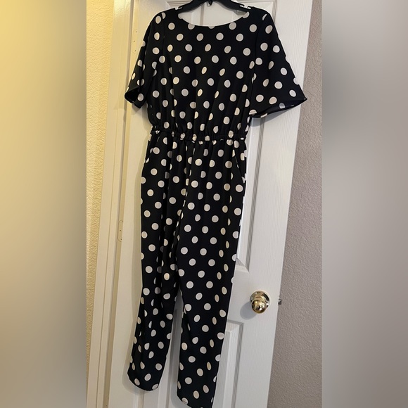 Anthropologie corelynncalter Polka Dot Jumpsuit Size S - Picture 1 of 3